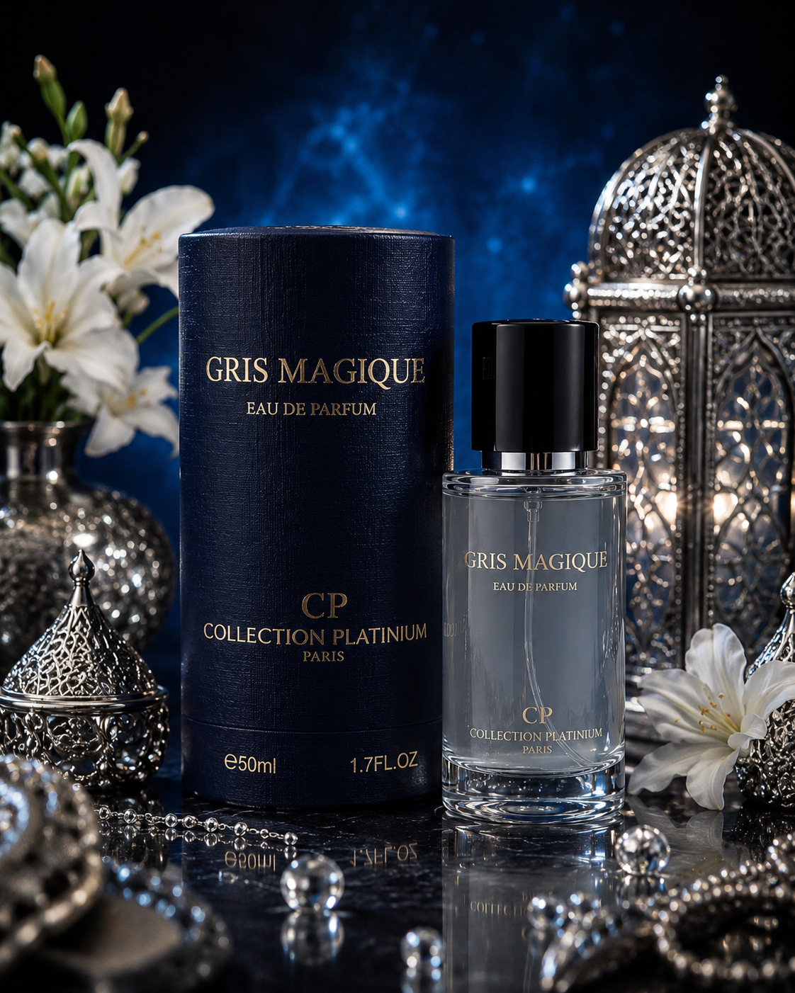 Gris Magique- Extrait de Parfum Homme 50 ml